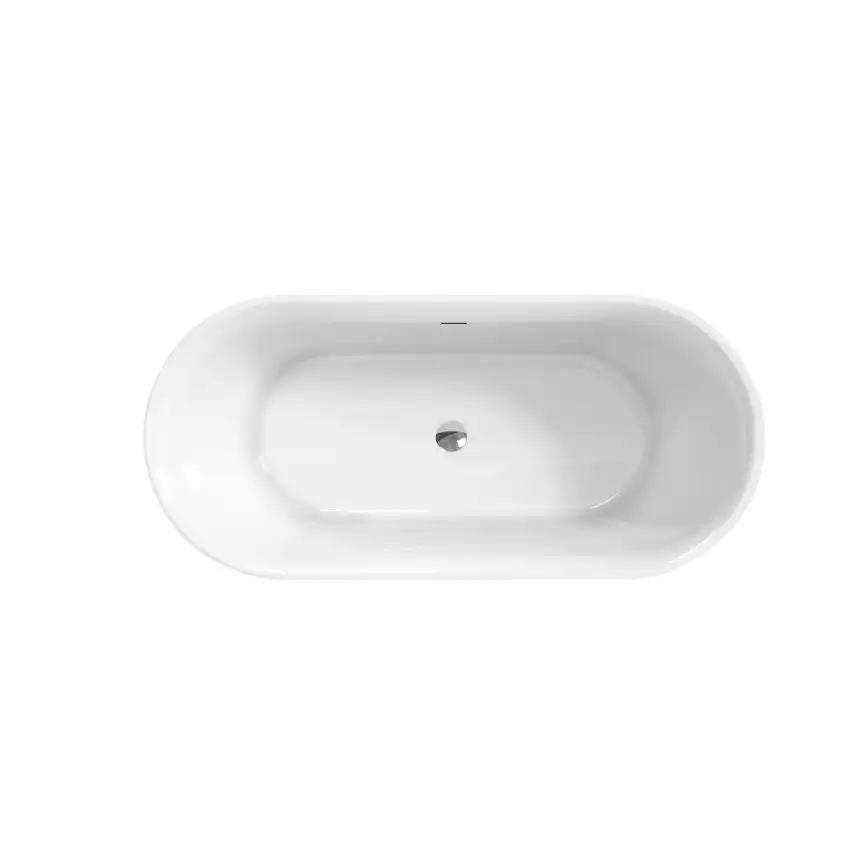 Акриловая ванна BelBagno 180х80 BB706-1800-800, отдельностоящая, Белая глянцевая фото 5