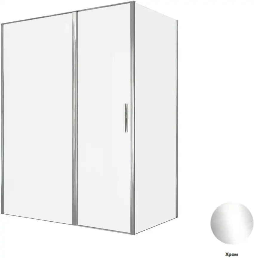 Душевой уголок Allen Brau Priority 160x90 3.31037.00 + 3.31043.00 хром фото 1