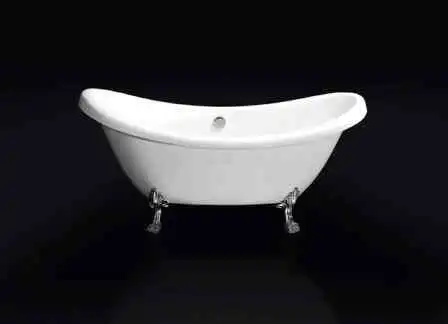 Акриловая ванна BELBAGNO 180х75 BB05 отдельностоящая, Белая фото 1