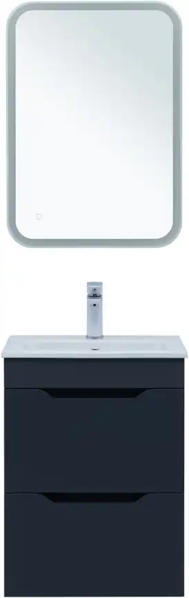 Тумба под раковину Aquanet Практика 50 маренго (2 ящика) 330456 фото 10