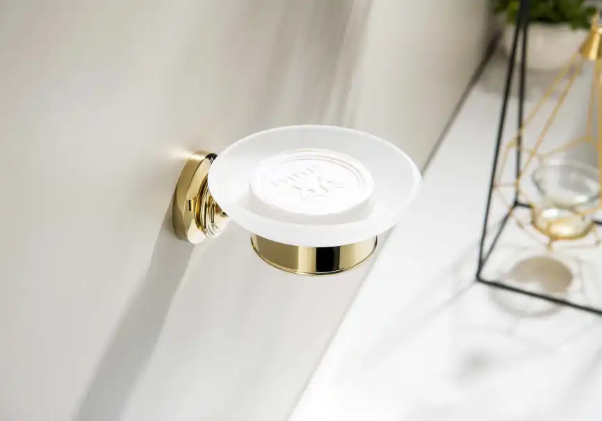 Мыльница для ванной Aquatek Классик AQ4503PG, Золото глянцевое фото 4