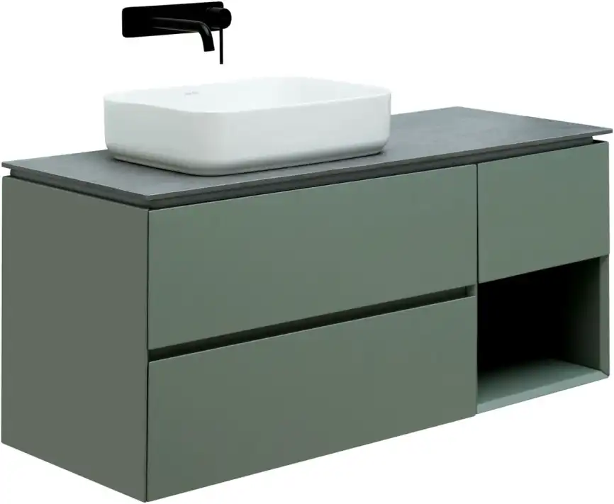 Тумба под раковину Allen Brau Infinity 120 1.21005.CGM L олива матовый фото 1