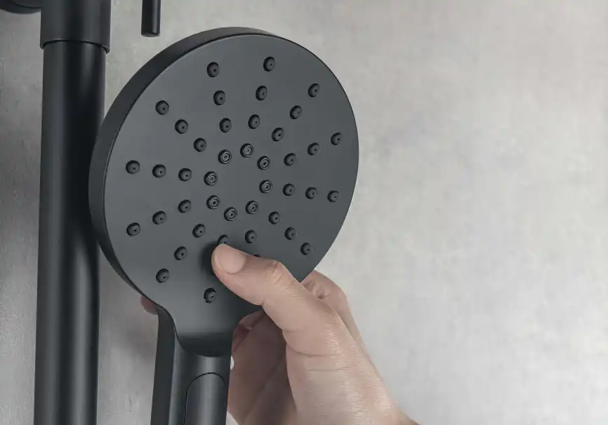 Душевая система Aquatek ВЕГА AQ2046MB, Черный матовый фото 15