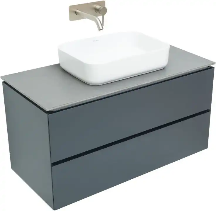 Тумба под раковину Allen Brau Infinity 100 1.21003.AM антрацит матовый фото 1