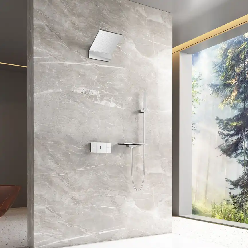 Душевая система  Vincea Futura VSFW-2F11TCH VSFW-2F11TCH  с термостатом, встраиваемая, хром фото 1