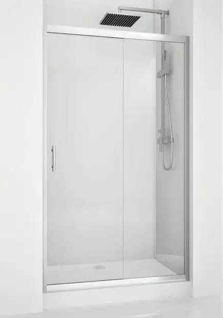 Душевая дверь Aquanet Alfa 120 см, NAA6121 1200, профиль Хром, стекло Прозрачное фото 7