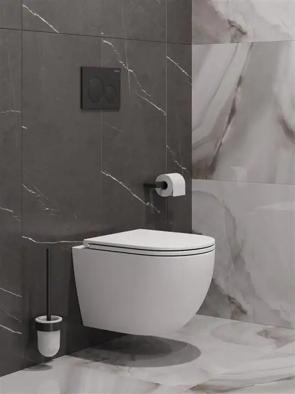 Унитаз подвесной BelBagno COMPATTO BB003CH-TOR/SC безободковый с сиденьем и смывом TORNADO фото 13