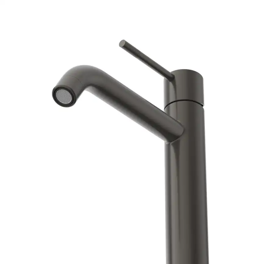 Смеситель для накладной раковины Cezares RELAX-LC1-GM-W0, Оружейная сталь фото 3