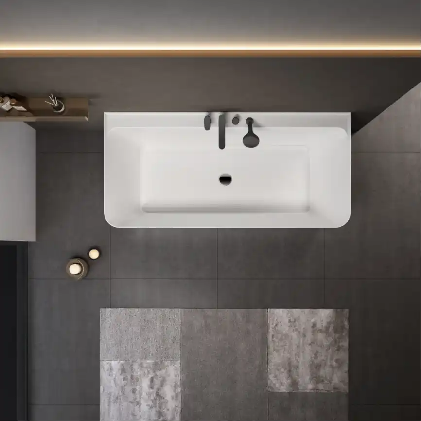 Акриловая ванна AVS Сканди 170х80 822-0008-WG, белая фото 7