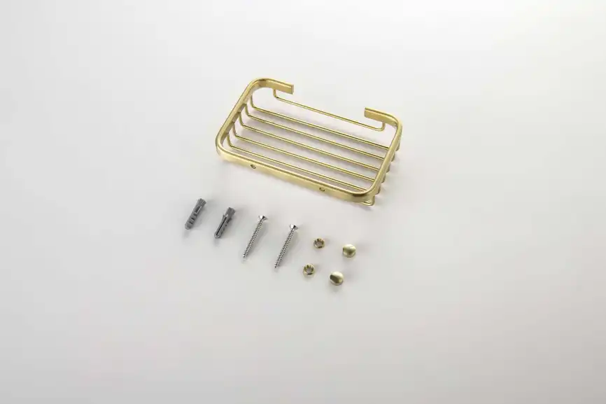 Мыльница для ванной Aquatek AQ4946BG, Золото матовое фото 3