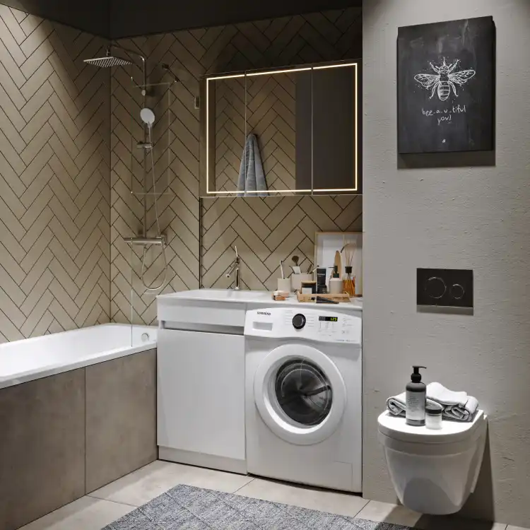 Зеркальный шкаф Aqwella Simplex 100 см, SLX0410 с подсветкой фото 2