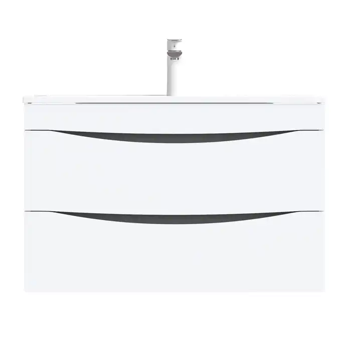 Тумба с раковиной IDDIS Cloud 80, подвесная, Белая, CLO80W0i95K фото 4