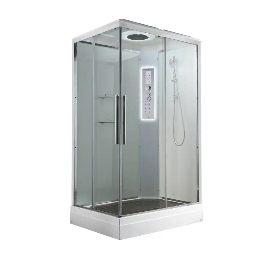 Душевая кабина AvaCan K2012LED 120x90 см, низкий поддон, с крышей фото 3