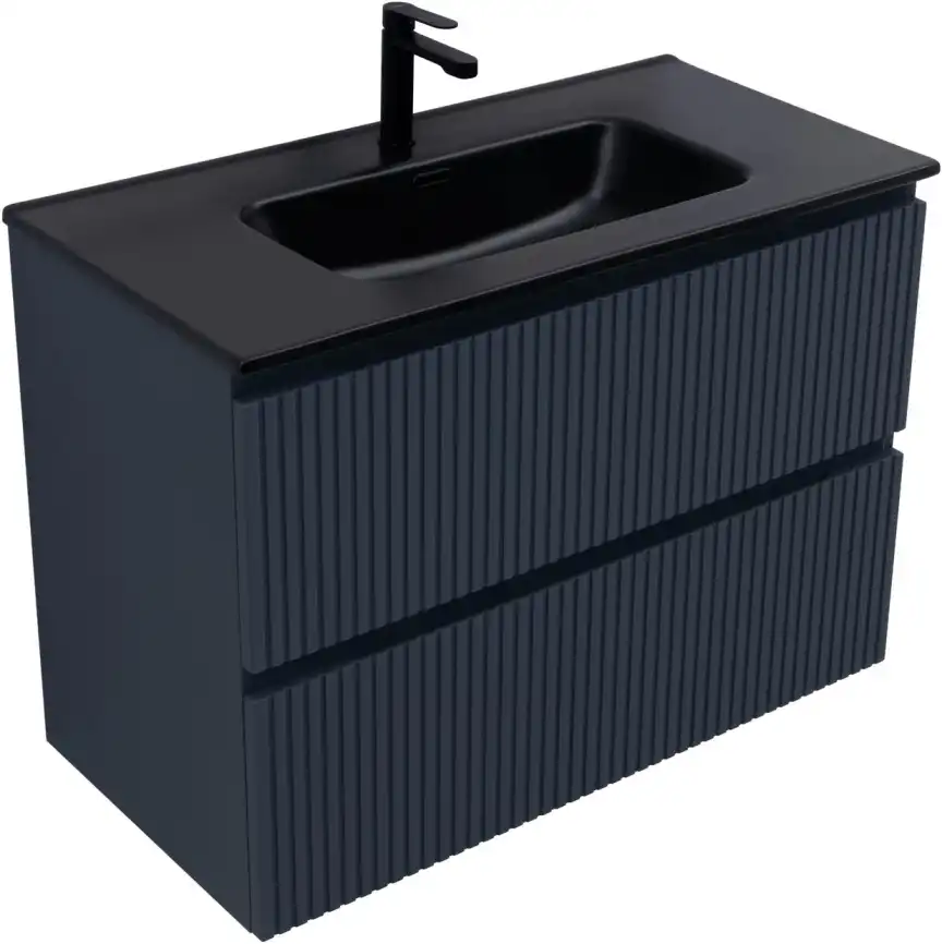 Тумба под раковину Aquanet Джейн (Flat) 90 маренго, подвесная, 335430 фото 5