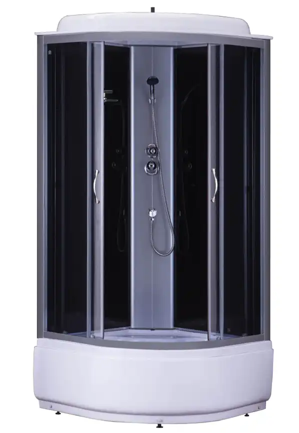 Душевая кабина Loranto 100х100 CS-6610 G, 100*100*215 с высоким поддоном фото 1