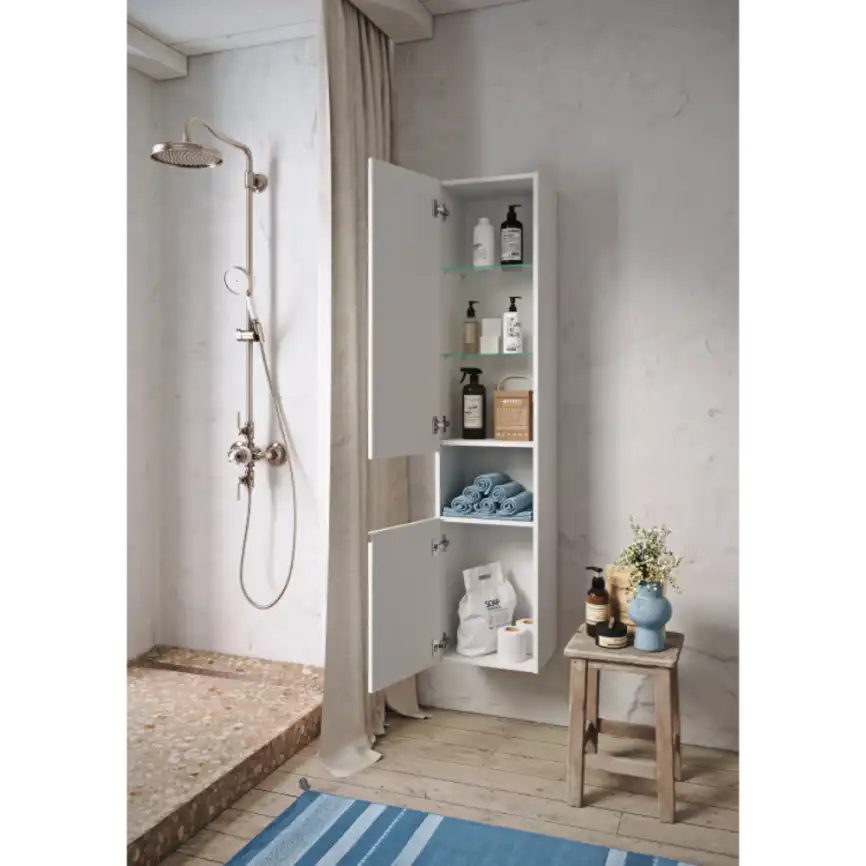 Пенал подвесной Aqwella Rodos 35 см, ROD0535, цвет белый фото 2