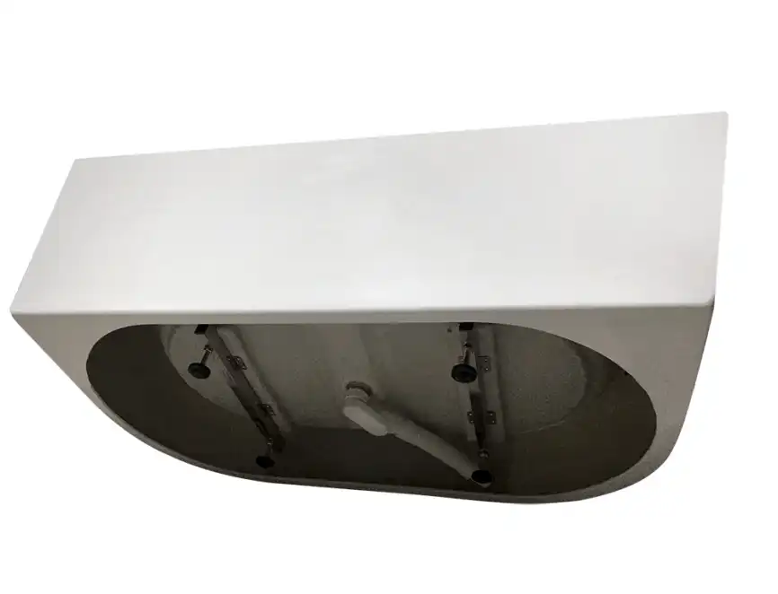 Акриловая ванна Abber 150х80 AB9216-1.5, отдельностоящая, Белая глянцевая фото 5