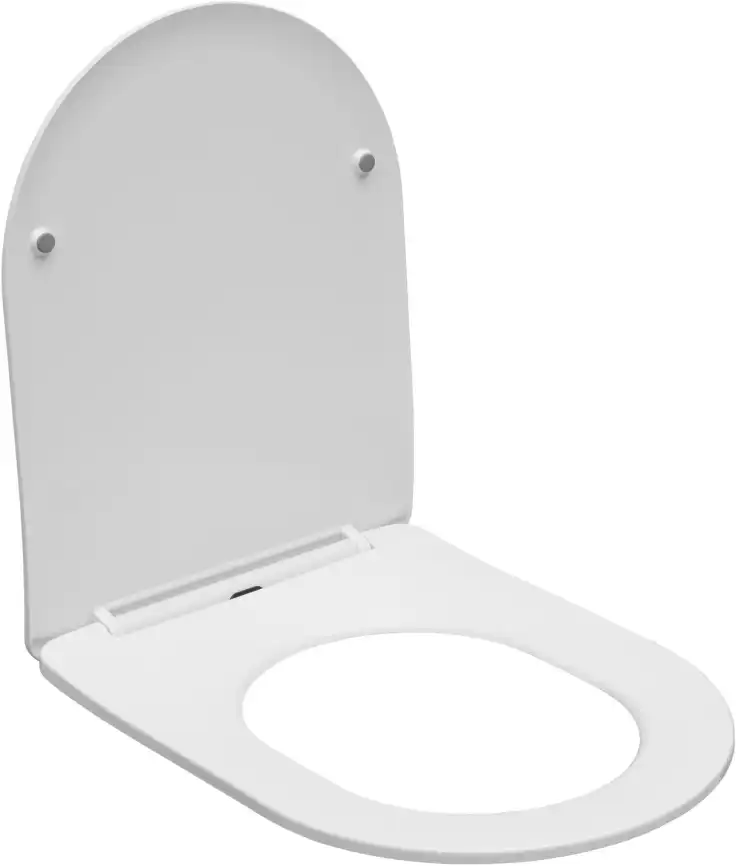 Унитаз подвесной Logan Tornado L1W с сиденьем микролифт, белый фото 3