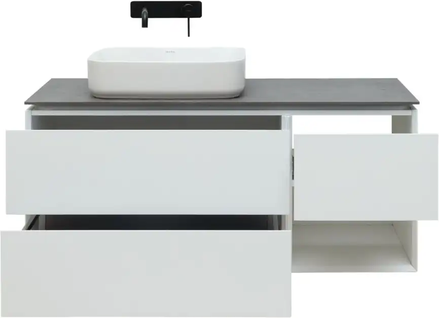 Тумба под раковину Allen Brau Infinity 120 1.21005.WM L белый матовый фото 6