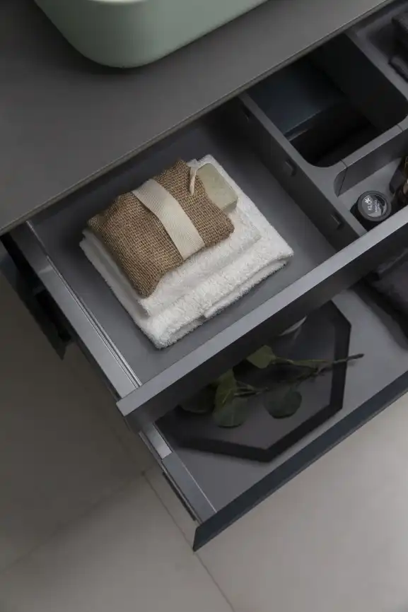 Тумба под раковину Allen Brau Infinity 85 1.21002.AM антрацит матовый фото 22