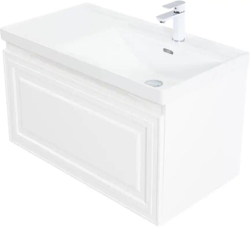 Тумба под раковину Aquanet Агата 90 белый сатин, 345482 фото 6