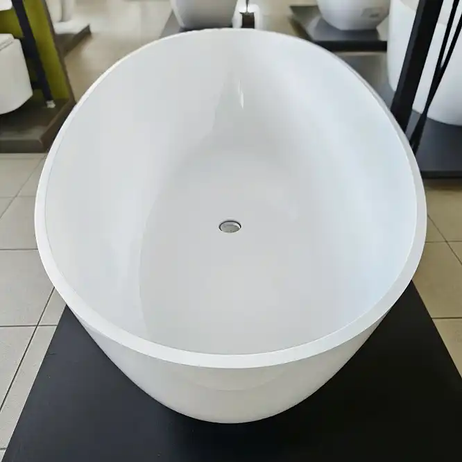 Ванна из литьевого мрамора  Aqua de Marco Caprice 160х80х60 Solid Perfection 1160WCAPR_SOL, Белая матовая фото 12