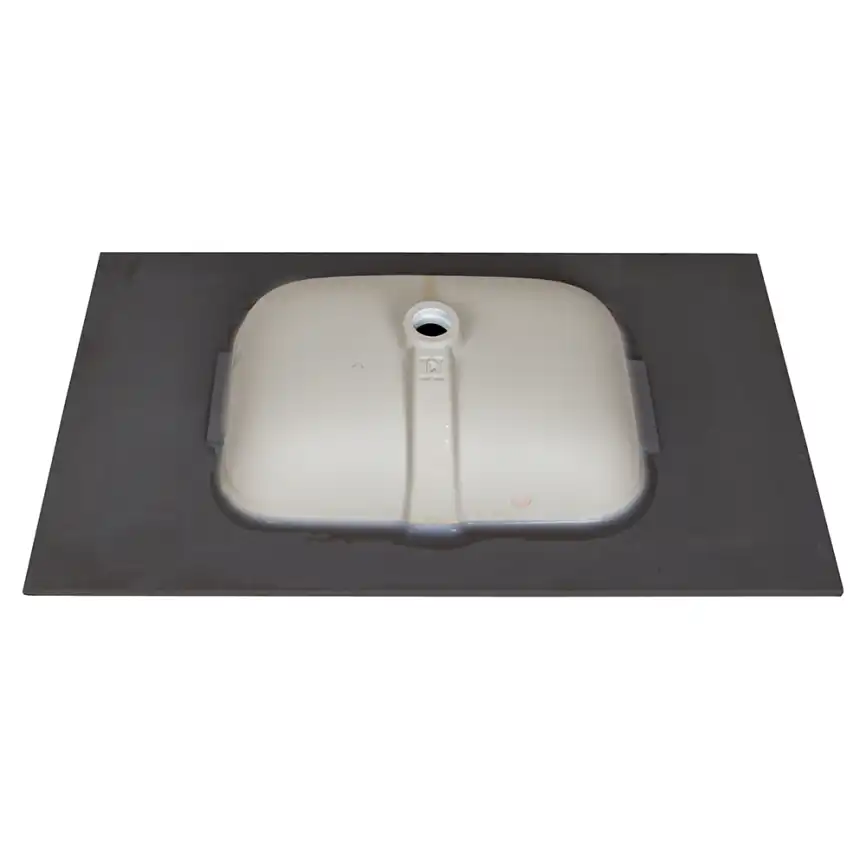 Раковина мебельная AVS Шарм 100x56 белая/черная фото 7