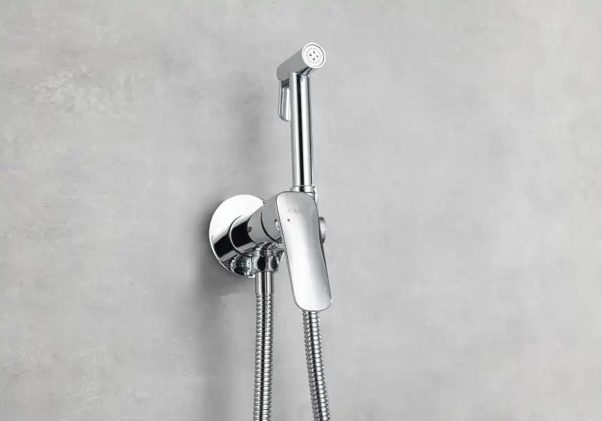 Смеситель с гигиеническим душем Aquatek Вега AQ1019CR, Хром фото 12