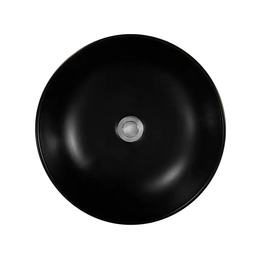 Раковина накладная Aquatek Европа 41,5х41,5х13,5 AQ5558-MB, Черная матовая фото 3