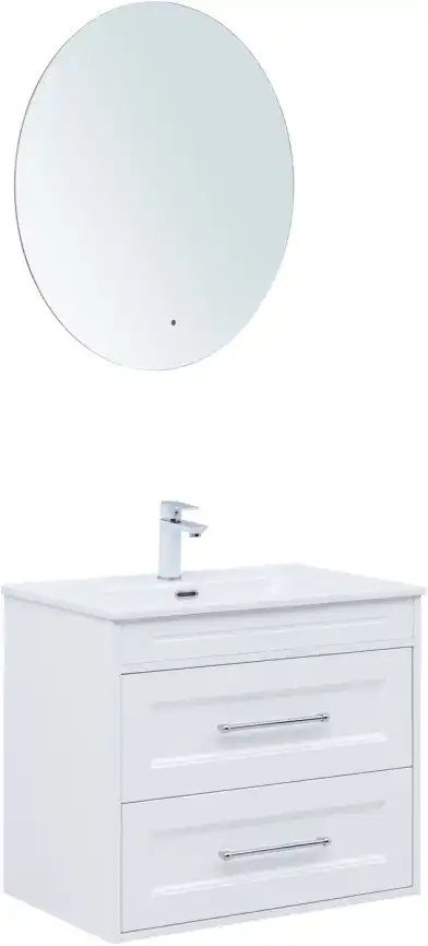 Тумба под раковину Aquanet Бостон new 70 белый сатин, 339599 фото 7