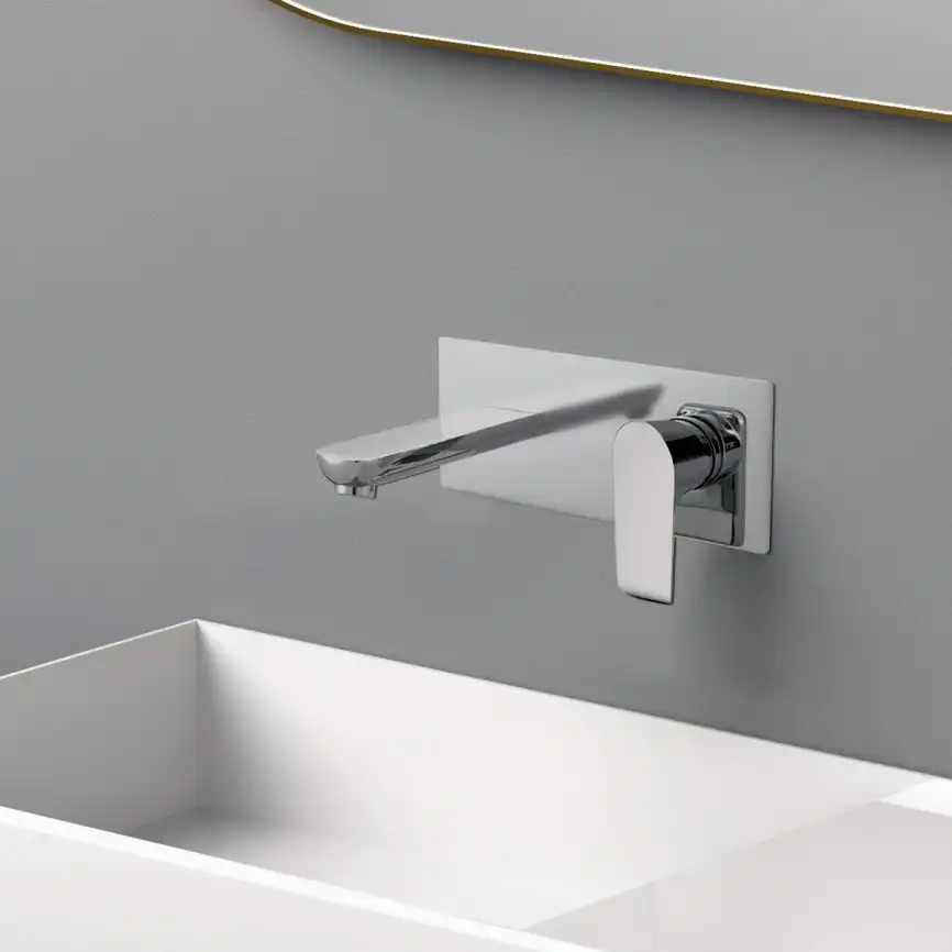 Смеситель для раковины Vincea Esse VBFW-1E1CH встраиваемый однорычажный, хром фото 1