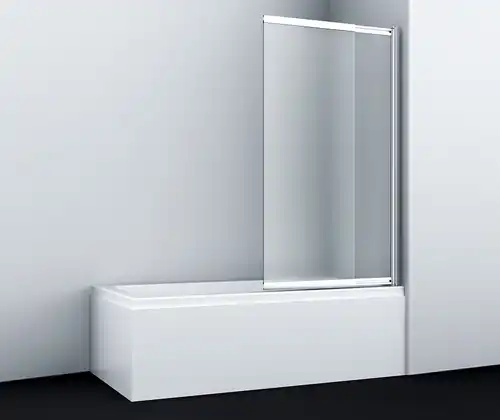 Шторка для ванны WasserKRAFT Main 41S 100 см, 41S02-100 RM, профиль Хром, стекло Матовое фото 1