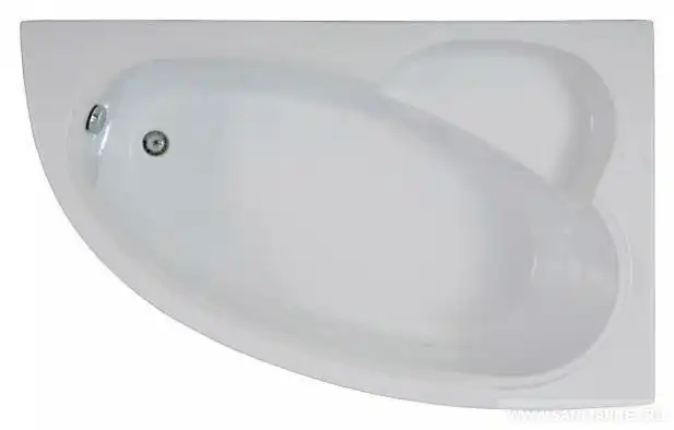 Акриловая ванна Bas Сагра 160х100 R без гидромассажа фото 1