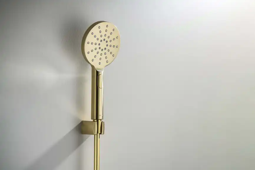 Душевой набор Aquatek Оберон AQ2033BG, Золото матовое фото 6