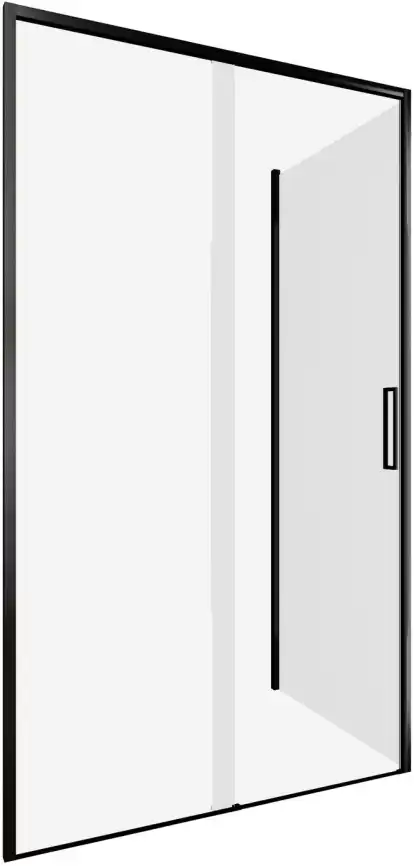 Душевой уголок Aquanet Pleasure Evo 110x90 AE65-110x90-BT профиль черный, прозрачное стекло фото 4