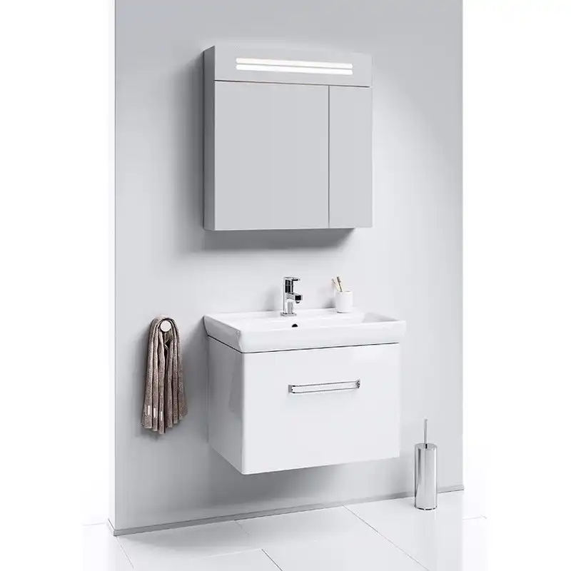 Зеркальный шкаф Aqwella Neo 70 см, Neo.04.07, цвет Белый фото 3