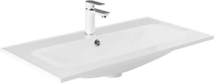 Раковина Aquanet Арт 90 318928 прямоугольная, Белая глянцевая фото 1