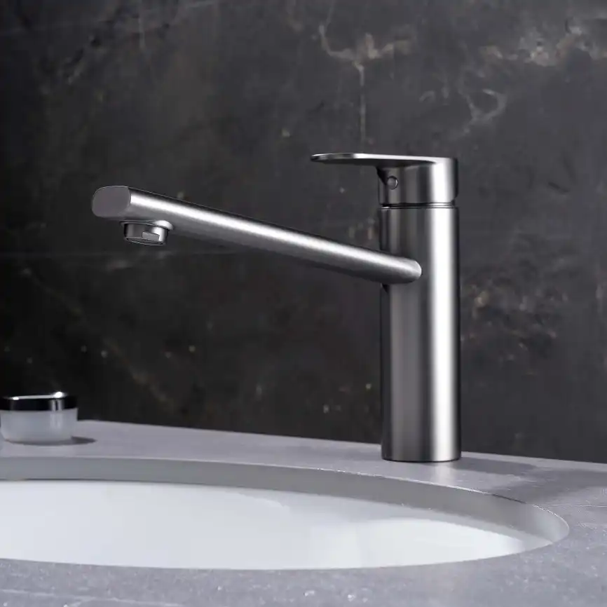 Смеситель для кухни Aquatek Ника AQ1880BGM, Оружейная сталь фото 8