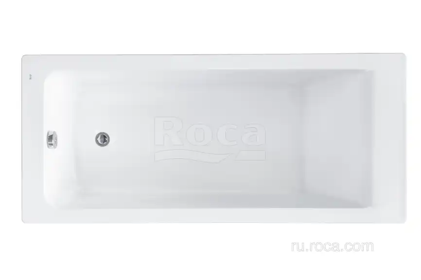 Акриловая ванна Roca EASY 180х80 248618000 прямоугольная, Белая фото 1
