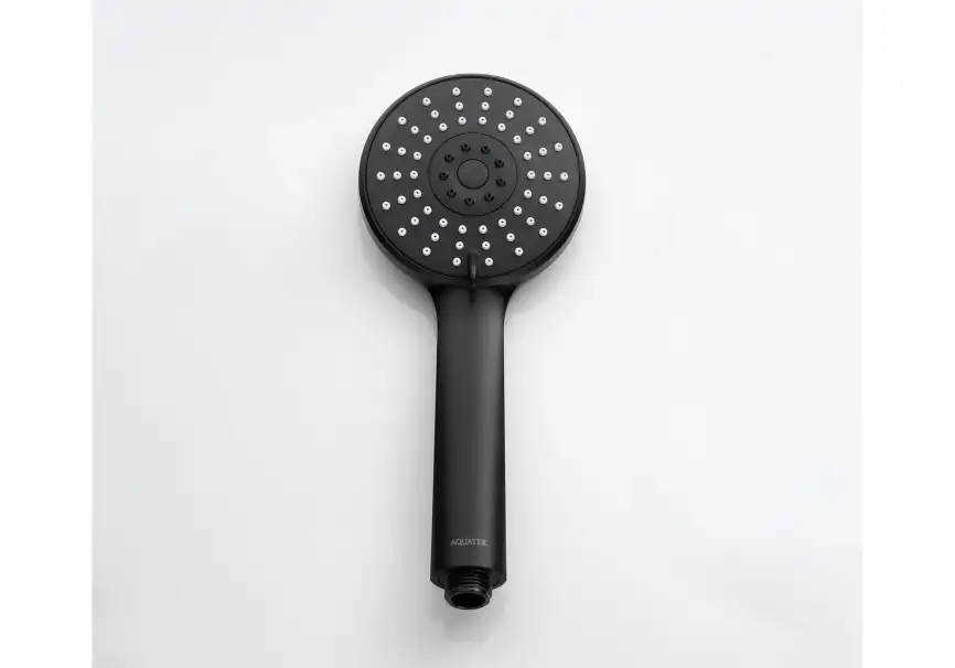 Душевая лейка Aquatek БЕТТА AQ2009MB, Черный матовый фото 8