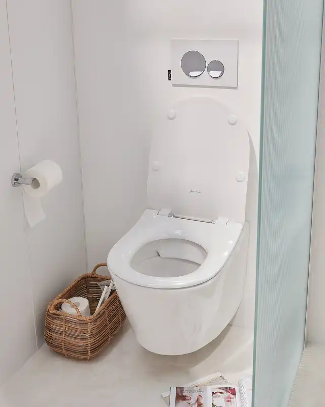 Подвесной унитаз Jacob Delafon Bastille безободковый, EDAB102-00, белый фото 7