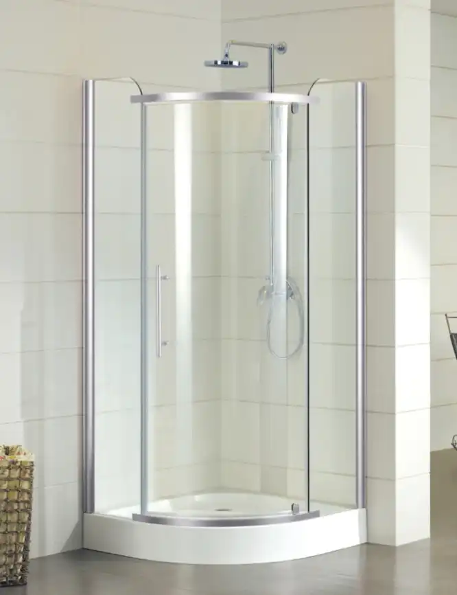 Душевой уголок Azario Edmonton 90х90х200 AZ-NNC2231 900 профиль Хром, стекло Прозрачное фото 1