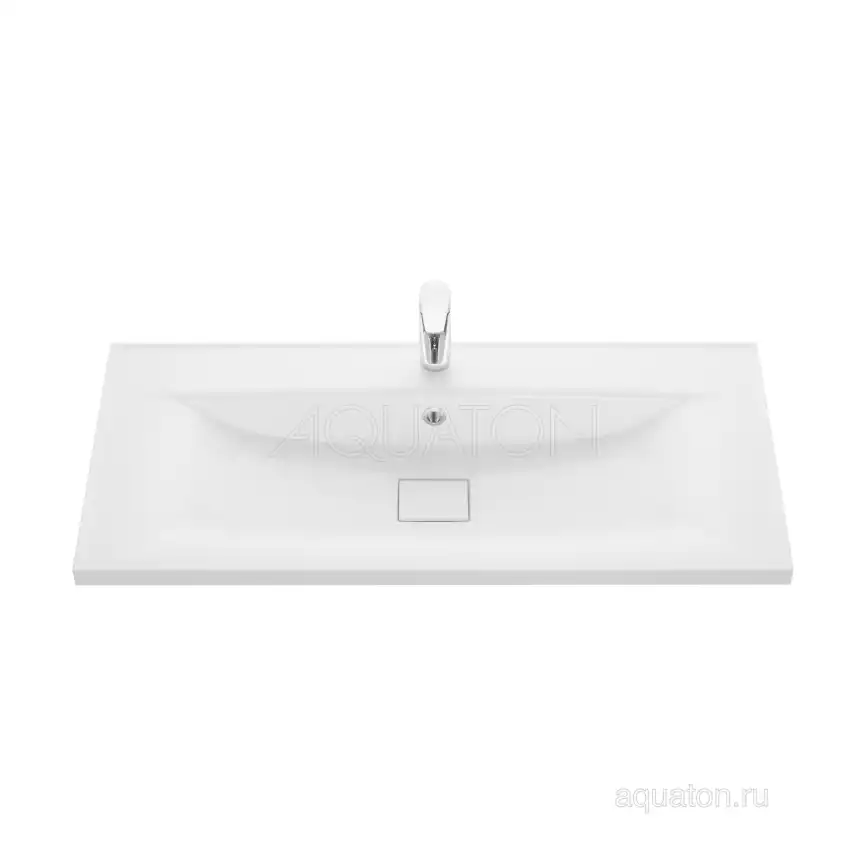 Раковина AQUATON Айрис M 1000 белая 1A73273KAG010 фото 3