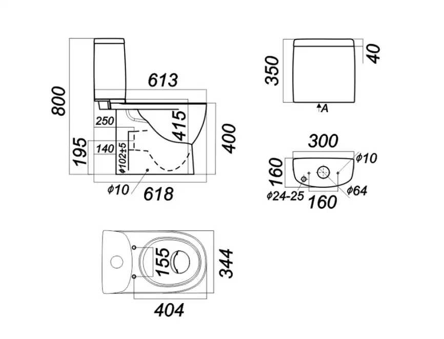 Унитаз-компакт Sanita Luxe Fest с быстросъемным сидением микролифт фото 2