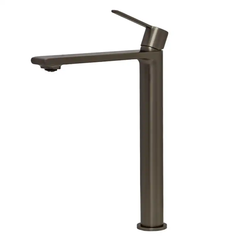 Смесители для раковины AVS Elegant 811-401-GM высокий, оружейная сталь фото 3