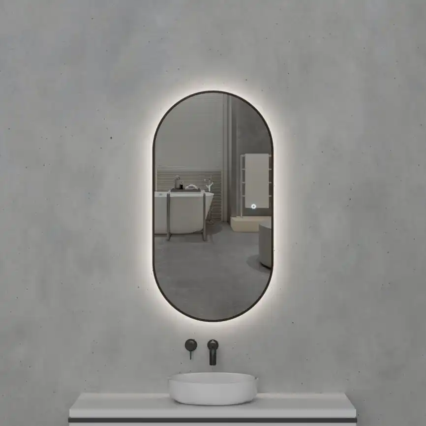 Зеркало с подсветкой AVS Гарда 55x105 см, сенсор фото 8