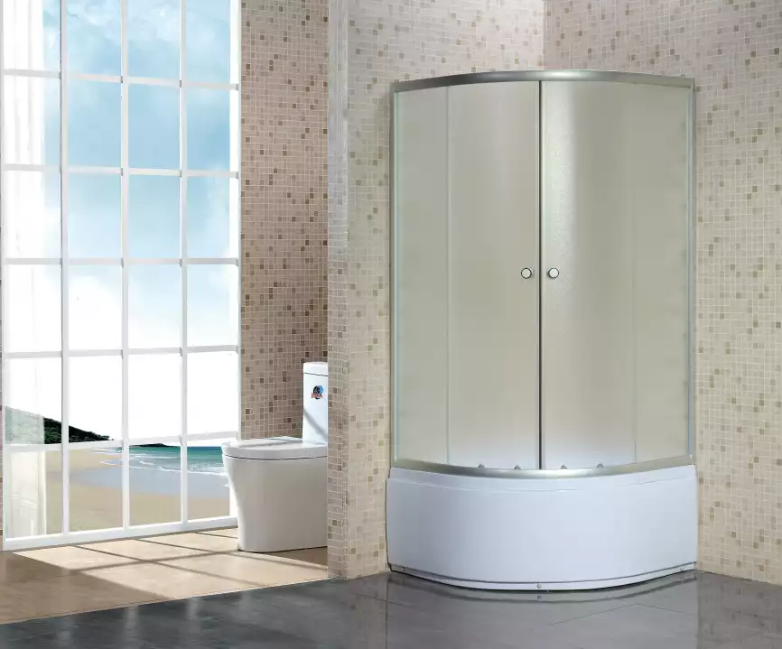 Душевой уголок Niagara Eco 80х80 NG-005-14 высокий поддон 13 см стекло МАТОВОЕ фото 2