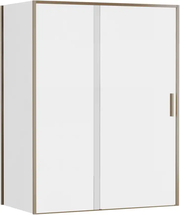 Душевой уголок Aquanet Pleasure Evo 150x80 AE65-150x80-GBT профиль золото-никель браш, прозрачное стекло фото 1