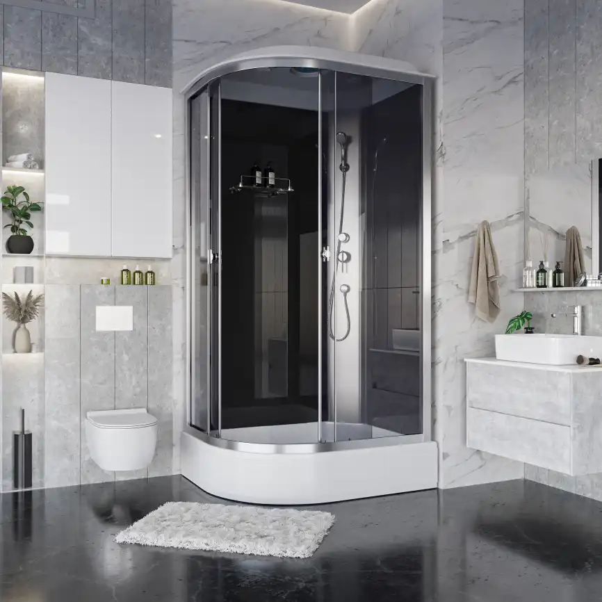 Душевая кабина Niagara Eco 120х80 E120/80/26R/TN средний поддон фото 3