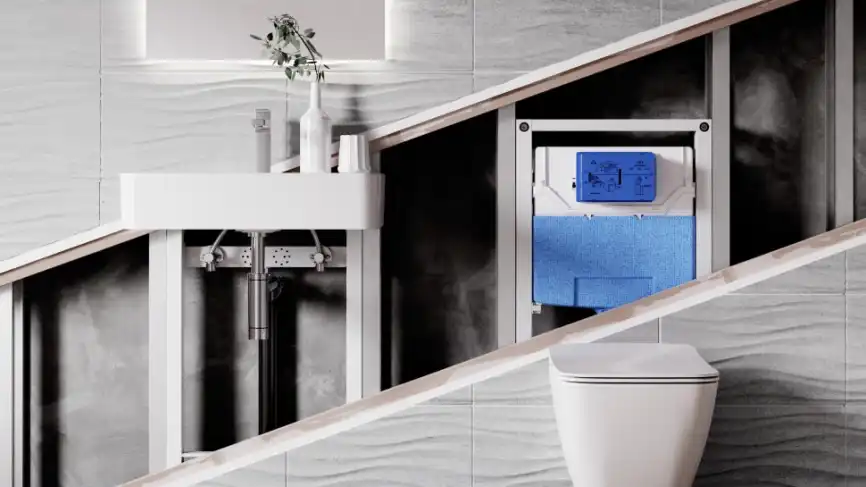Встраиваемая инсталляция для монтажа подвесных унитазов Ideal Standard PROSYS 120 M R020467 фото 4